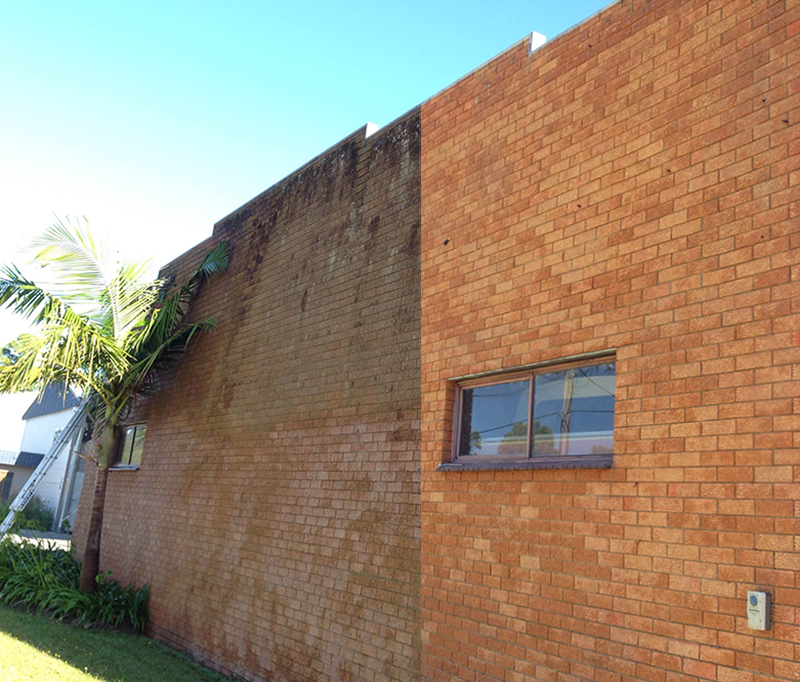 brick wall cleaning Central Coast