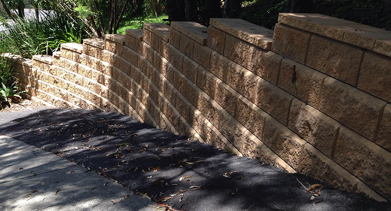 high pressure drive stone wall cleaning Central Coast